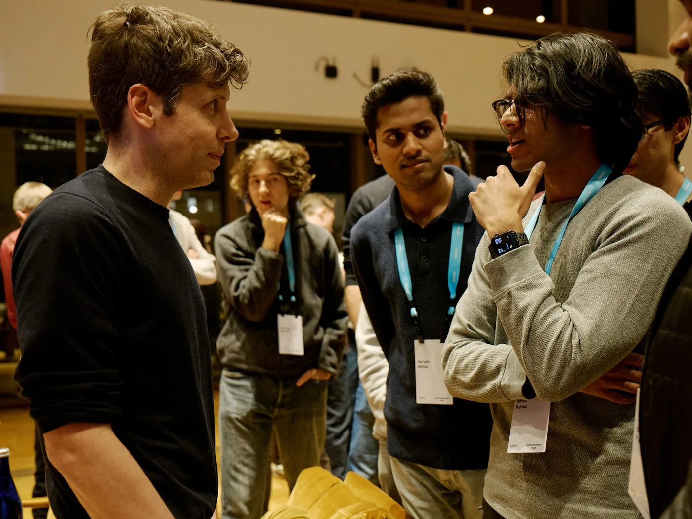 Advait Paliwal with Sam Altman