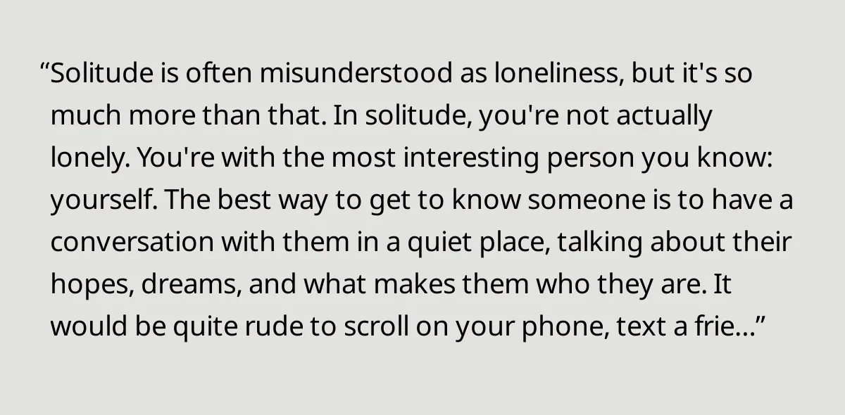 Solitude